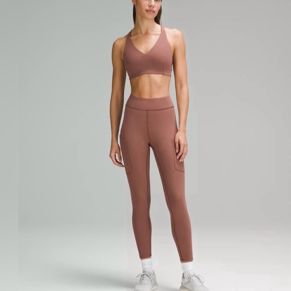 Lululemon LAB HR extreme training tight 25inches smoky topaz.